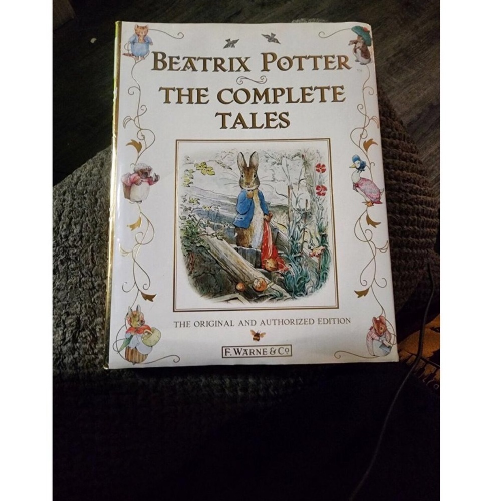 Vintage Beatrix Potter The Complete Tales Hardcover Coffee Table Book.